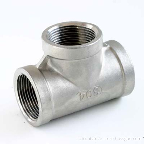 Investment Casting/Precision Casting Stainless Steel Screwed Equal Tee